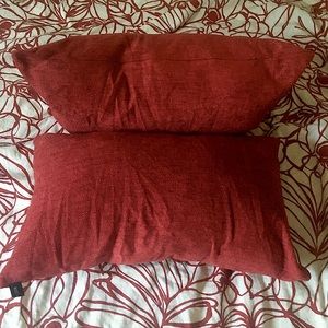 Pair of Feather Throw Pillows